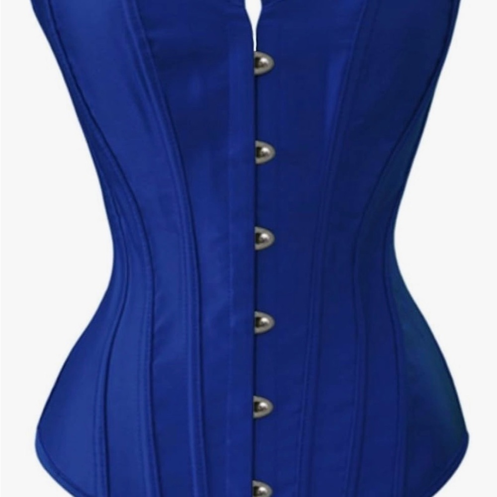 Royal Blue Overbust Corset - Women Intimates & Sleepwear